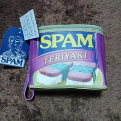 SPAM テリヤキ ポーチ　汚れありのサムネイル