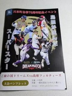 しまね女子野球ドリームマッチ パンフレット(選手名鑑)2025年11月16日