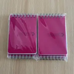 メモ帳 ピンク 2セット(4冊)のサムネイル