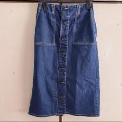 Heather ヘザー デニム ロングスカート