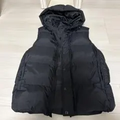 GU ダウンベスト　フード付き　サイズM