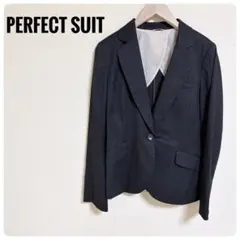 Perfect Suit セットアップ スカートスーツ 13号 ピンストライプ