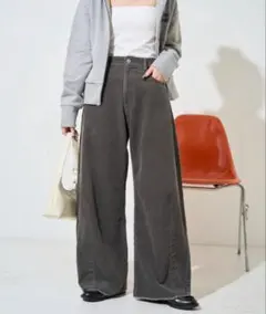 FREAK'S STORE コーデュロイ カーブ パンツ S