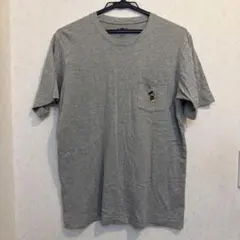 美品 UNIQLO UT ミッキーマウス刺繍Tシャツ グレー