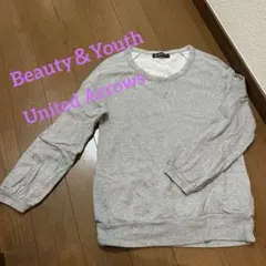 ユナイテッドアローズ　グレー パフスリーブ 長袖トップス