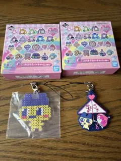 新品　セブン　たまごっち一番くじF賞きらきらラバーチャーム　まめっち