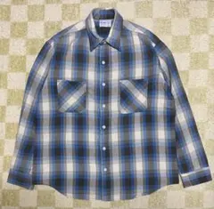 70’s 単色タグ BIGMAC オンブレ ネルシャツ vintage