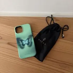 BURGA iPhone15 ケース バタフライ柄