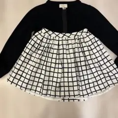 ケイトスペード チェック柄スカート（黒と白）