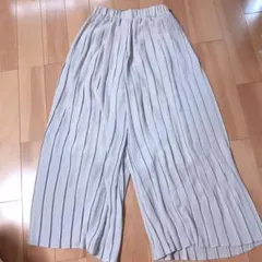 Heather プリーツスカンツ グレー