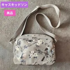 美品◆Cath Kidston ◆鳥と花プリント ◆ショルダーバッグ