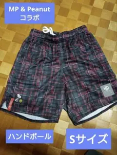 레어 신상 [S사이즈] MP 피넛 콜라보레이션 핸드볼 팬츠 퍼플/블랙