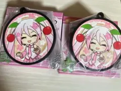 桜ミク 一番くじ E賞 ラバーチャーム 同柄 2点