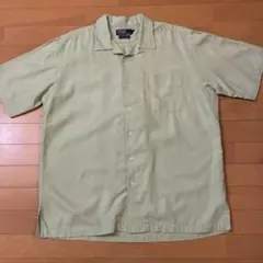 L ライムグリーン ラルフローレンcaldwellシルクコットンビンテージ