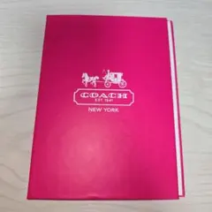 COACH コーチ メモ帳 ノート MEMO ピンクのサムネイル