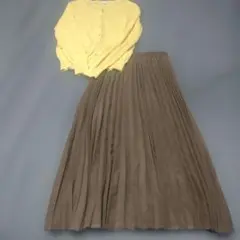 marvelous by Pierrot他プリーツスカート+カーディガンサイズM