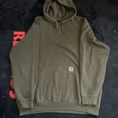 Carhartt オリーブ フード付きパーカー