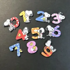 スヌーピー 数字ステッカー