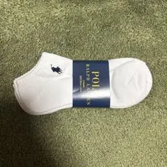 ポロ・ラルフ・ローレン 靴下 白25-27cm 3足セット