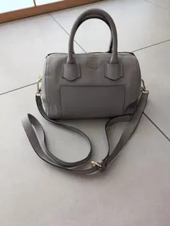 【正規品】FURLA 2way ミニボストンバッグ グレーのサムネイル