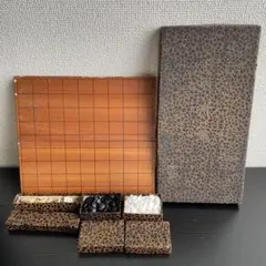【レトロ商品！レア物？】折りたたみ囲碁将棋セット 木製盤のサムネイル