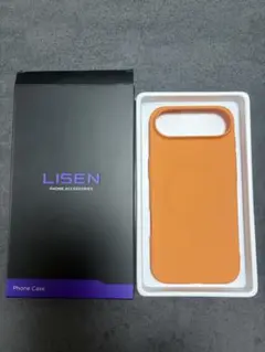 iPhone 17air用LISEN MagSafe対応ソフトケース オレンジ