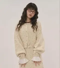 loin nuit spangle puff knit スパンコールパフニット - メルカリ