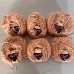 毛糸 6玉セット Charmy MOHAIR-L ピンク系