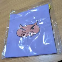 クレヨンしんちゃん サガラ刺繍巾着 ぶりぶりざえもん