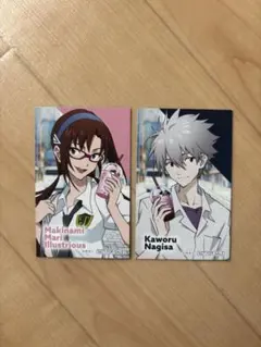 EVANGELION×アトレ秋葉原　特典カード　2枚 エヴァ