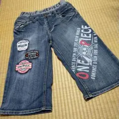 ONE PIECE パッチ付きデニムパンツ 150cm
