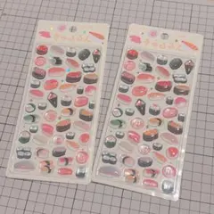 【正規品】 BGM きゅるるん シール お寿司 すし 2点セット バラ売り可