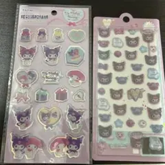 サンリオ クロミ マイメロ ドロップジェリー ぷくぷくシール うるちゅる シール