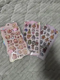 ぷくぷくシール3パックセット　※即日発送！