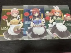 きゃらっとくじ　五等分の花嫁　一花　三玖　四葉