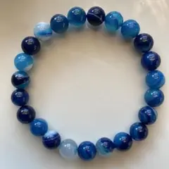 ブルーレースアゲート✨８㍉♬*゜