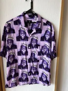 値下げ　H&M The Notorious B.I.G. アロハシャツ Mのサムネイル