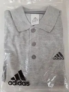 adidas メンズ ポロシャツ グレーのサムネイル