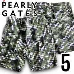 パーリーゲイツ ゴルフ 迷彩柄 ストレッチ ショートパンツ ショーツ 5