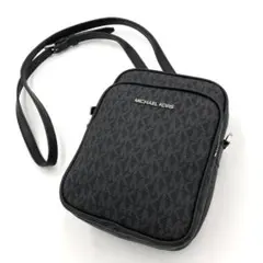 マイケルコース ショルダーバッグ 黒 クロスボディ 斜め掛け MK柄