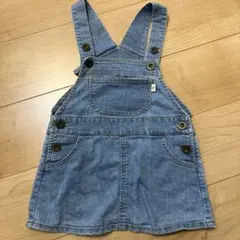 デニム ジャンバースカート 100cm