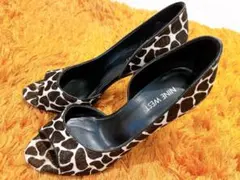 お値下げ！！NINEWEST♡パンプス　サンダル♡アニマル柄のサムネイル