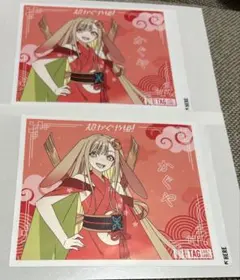 サントリー ラベル缶 超かぐや姫！ かぐや キーホルダー&ステッカー