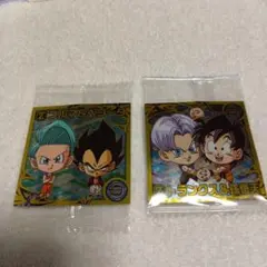 ドラゴンボール　超戦士シールウエハース　超絶感謝の十周年　ブルマ＆ベジータ