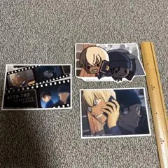 名探偵コナン 安室透 赤井秀一 ステッカー 3枚セット