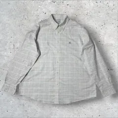 ブルックスブラザーズ 長袖 刺繍ロゴ BDシャツ ストレッチ チェック XL