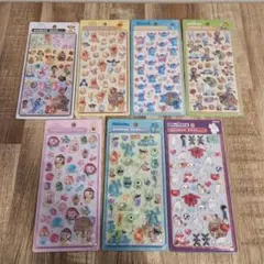 ディズニー　ボンボンドロップシール　7シートセット