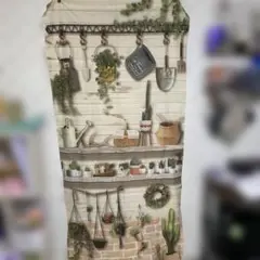 植物デザインのれん