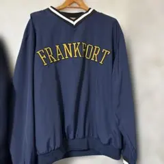 NFL ナイロンプルオーバー刺繍口ゴ センターロゴ バックロゴ 