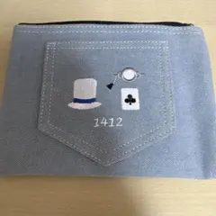 名探偵コナン 怪盗キッドの刺繍ポーチ